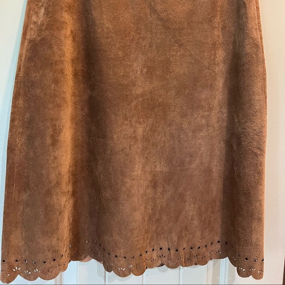 Karen Kane brown suede skirt size 6 - Picture 4 of 5